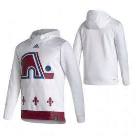 Colorado Avalanche Blank 2020-21 Reverse Retro Hoodie Sawyer - Mannen